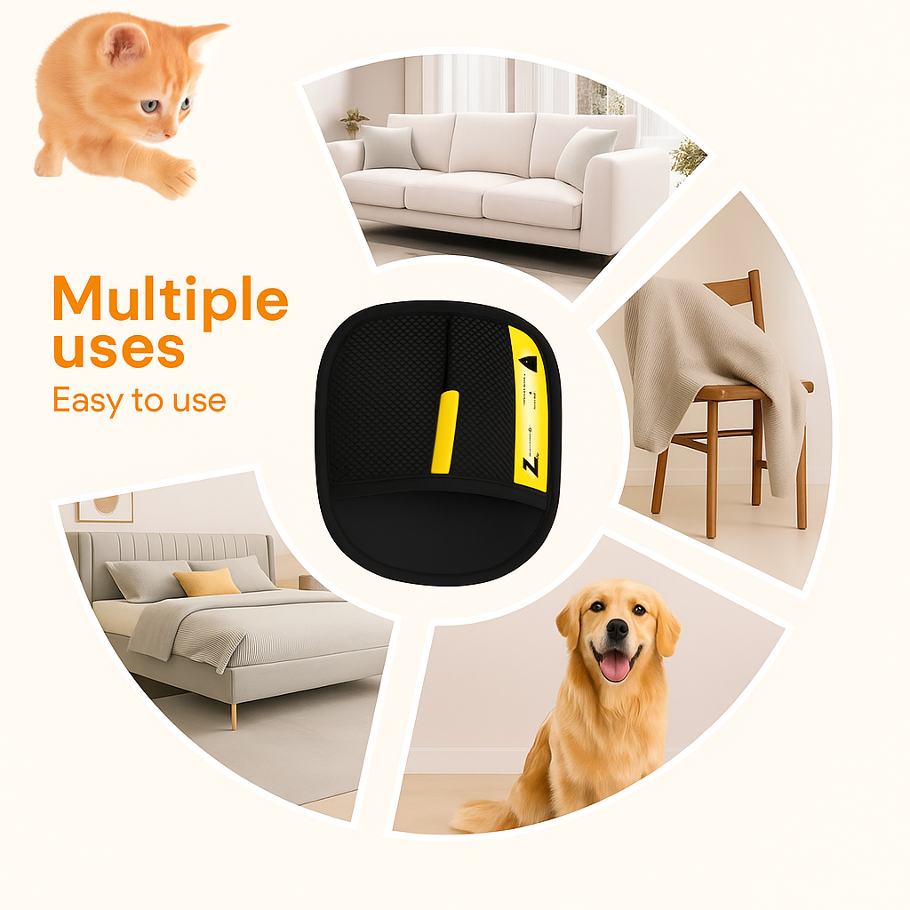 Multi-Functional Pet Hair Removal Gloves