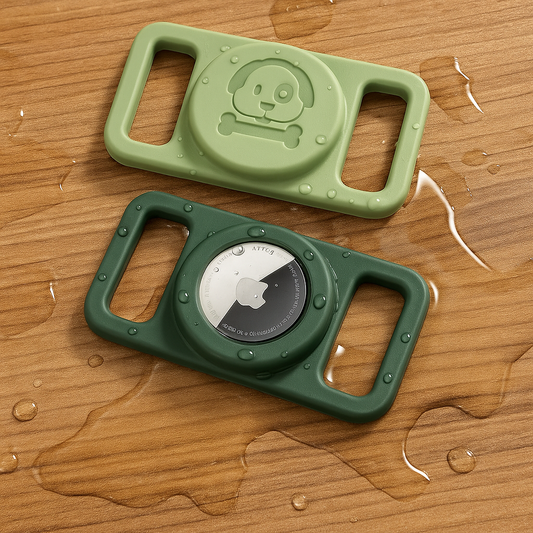 AirTag Pet Collar Holder for Dog Cat Waterproof Silicone Hidden Loop GPS Finder AirTag Dog Collar Anti-Lost Tracker Accessories